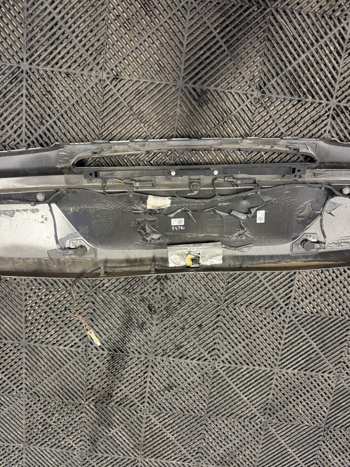 16-20 McLaren 570S 570GT Rear Bumper Cover Trim Panel Gray 13A3361CP OEM