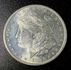 1881-S Morgan Silver Dollar, 90% Silver, Uncirculated, Nice Luster Flashy!