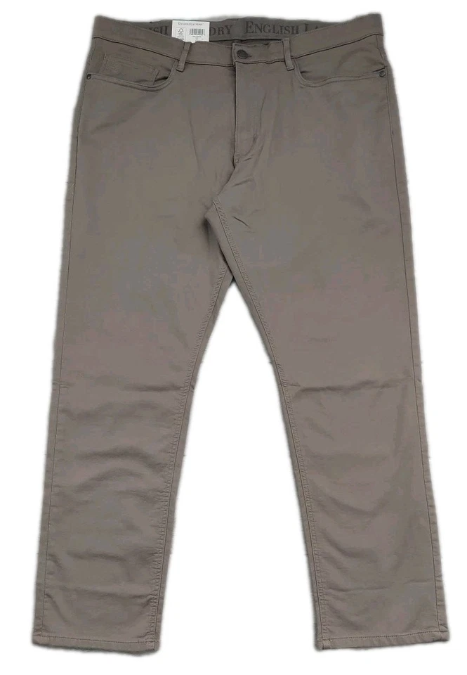English Laundry Men's Bottoms 5-Pocket Straight Fit Tan Pants Size 38x30 NWT  - Image 3 of 4