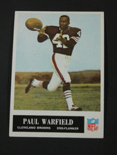 Paul Warfield 1965 Philadelphia ROOKIE CARD #41. rookie card picture