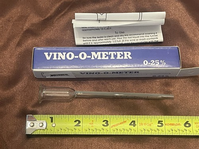 #ad Vinometer for checking Alcohol content of Wine 0 25% $3.49
