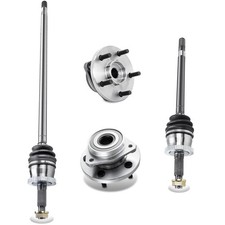 Cv Axles Wheel Bearings Compatible With Jeep Grand Cherokee 99-04