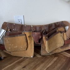 Vintage Sears Craftsman - Heavy Man Made Leather Like Tool Belt no. 45151 