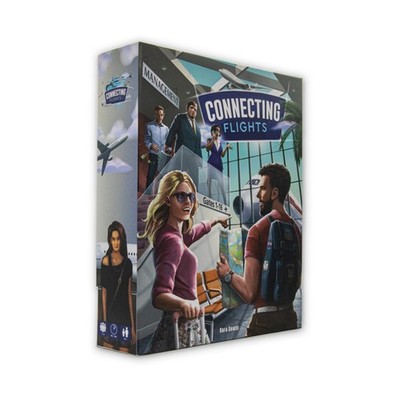 Bazzite Games Board Game Connecting Flights Box SW (New)