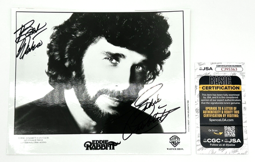 Eddie Rabbitt Signed 8x10 Photo AUTOGRAPH JSA COA Country Music | eBay