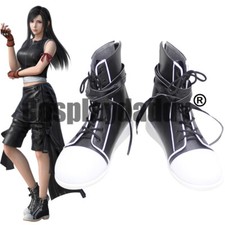 Final Fantasy VII: Advent Children Tifa Lockhart Cosplay Shoes Ankle Boots X002