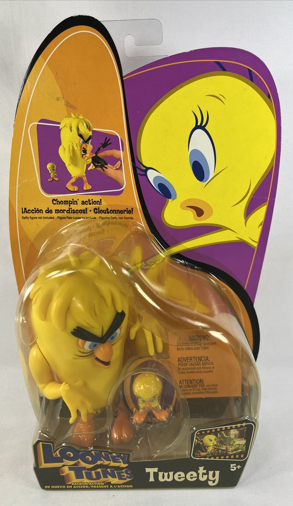 Looney Tunes Tweety Chompin Action NIP 2003 NIP Mattel