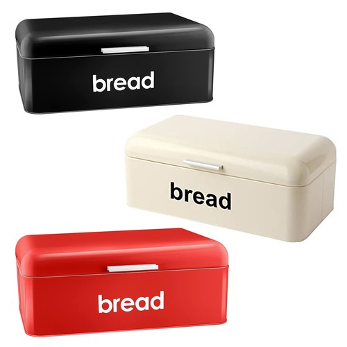 BREAD BINS RETRO STYLE TRADITIONAL KITCHEN FOOD STORAGE LOAF VINTAGE IN