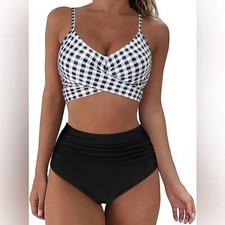 NWT Women Wrap Bikini Set Push Up SIZE 6