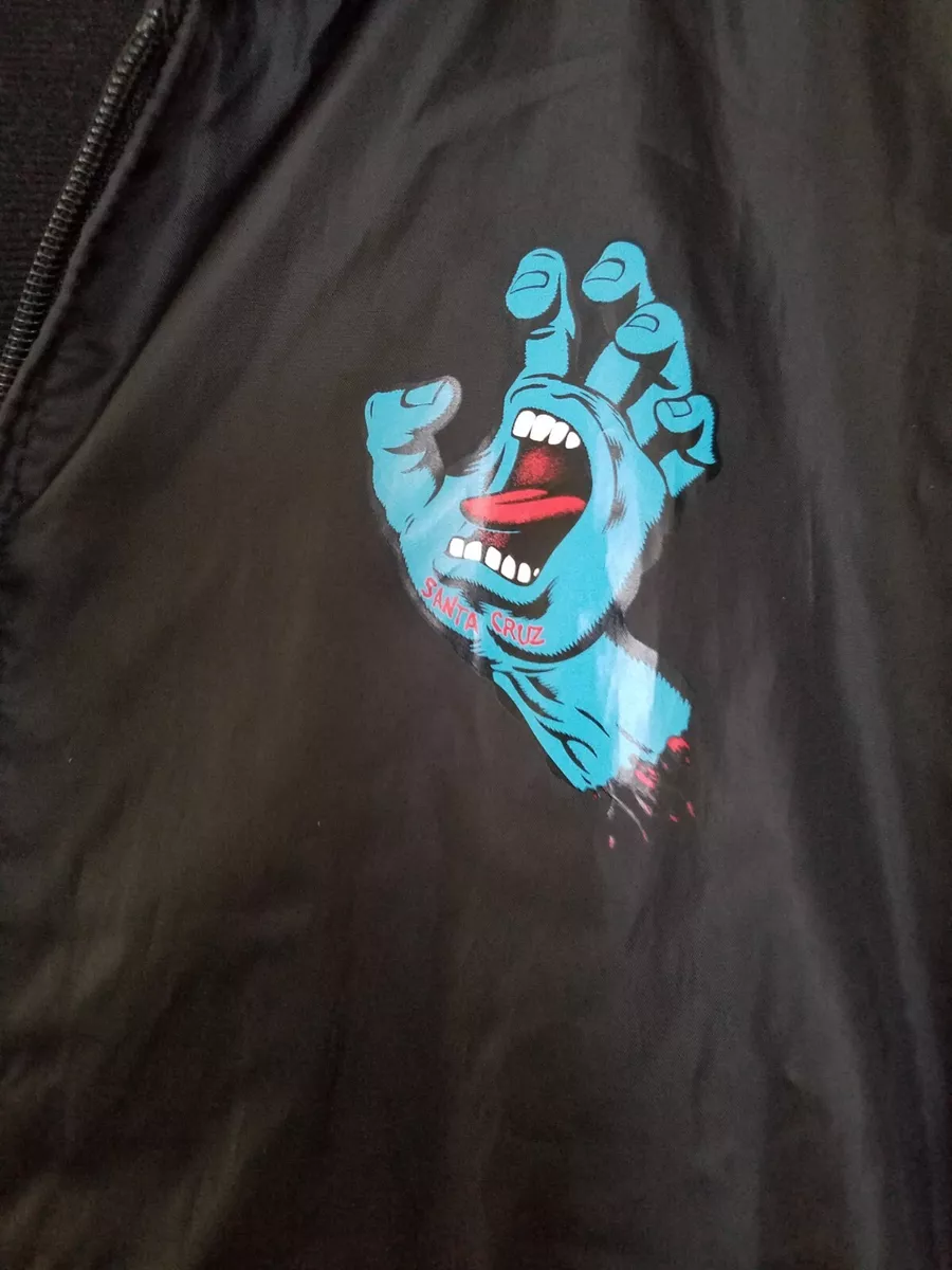 Santa cruz screaming hand zip clearance hoodie