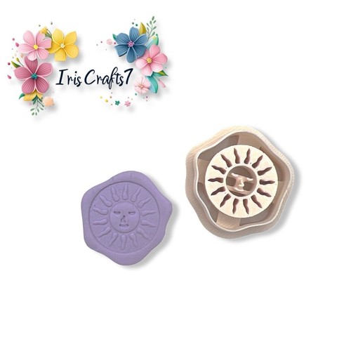 Wax Seal Sun Polymer Clay Cutter - Earring Making - Picture 16 of 28