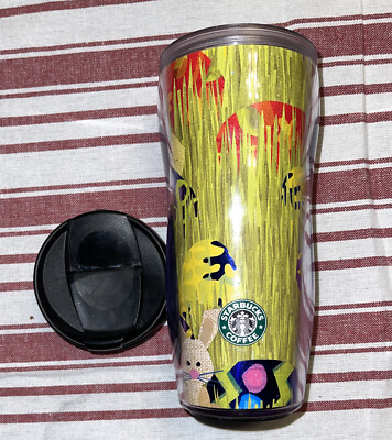STARBUCKS BUNNY/RABBIT GREEN FOIL 12 OZ. INSULATED TRAVEL MUG TUMBLER | eBay