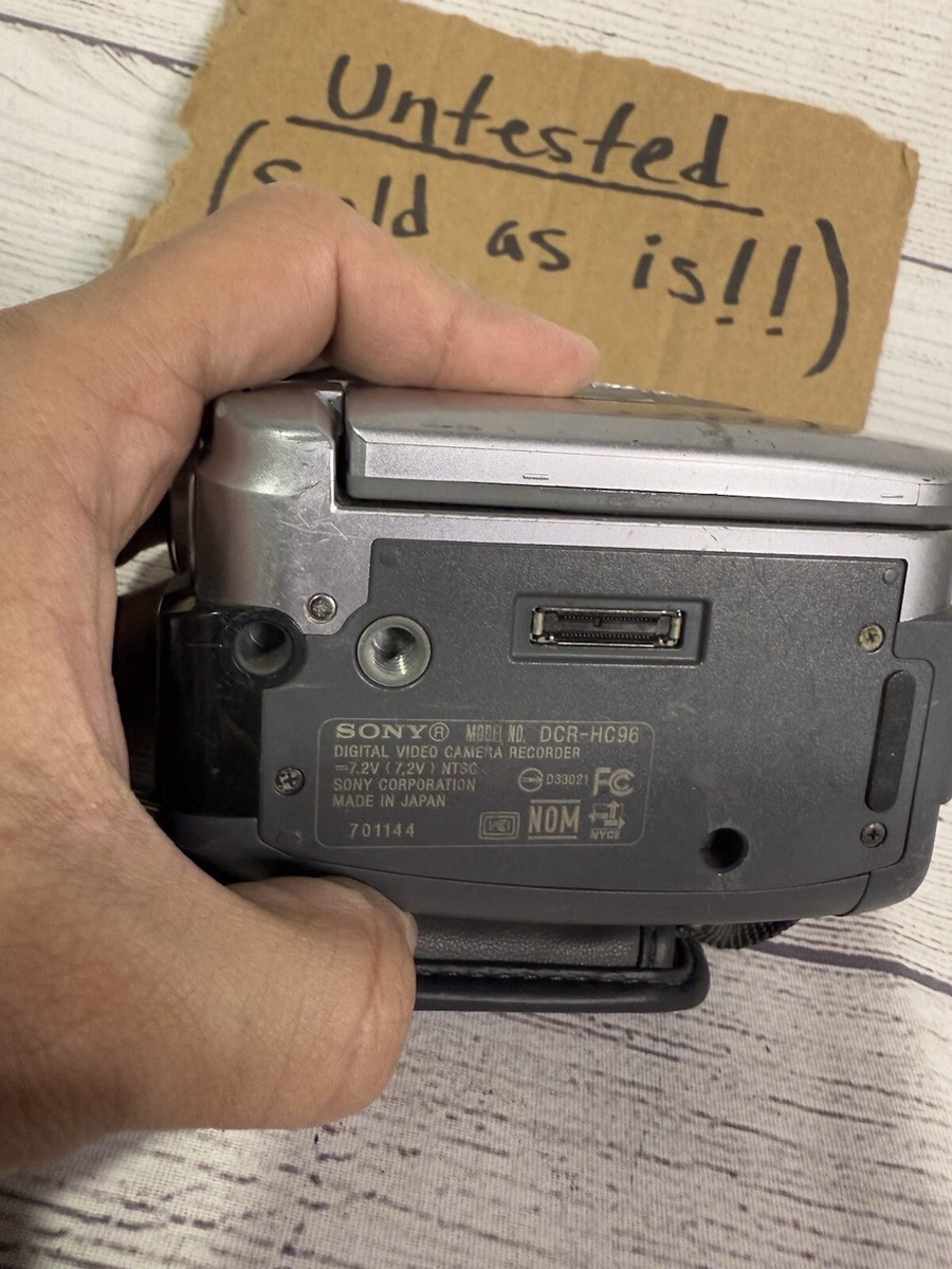 Sony DCR-HC96 Handycam -Sold As Is- READ DESCRIPTION | eBay