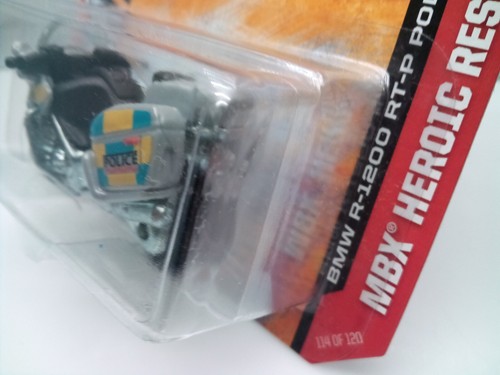 Matchbox Superfast / MB 841 - BMW R1200 RTP Police Motorcycle - Model Motorbike - Picture 3 of 4