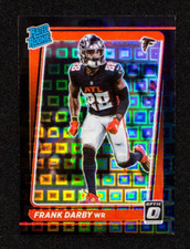 2021 Panini Donruss Optic - Frank Darby - Rated Rookie Black Pandora Prizm /25