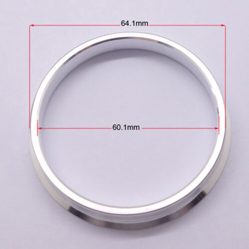 4pcs High Quality Aluminum Alloy Wheel Spacer Hub Centric Rings 64.1OD to 60.1ID - Picture 1 of 3