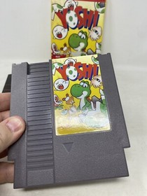 Yoshi NES Cartridge With Box Tested No Manual Ships Fast