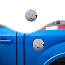 Fuel Filler Door Gas Tank Cap Cover Trim For Ford F150 Raptor 2004-2008 Chrome