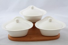 Porzellan Snackschale/ 3-er