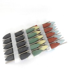 10pcs Dental Lab Silicone Rubber Diamond Polishing Point Burs Polishers 2.35mm