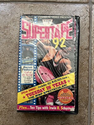 WWF Supertape 92 VHS Coliseum Video WF099 Wrestling Hulk