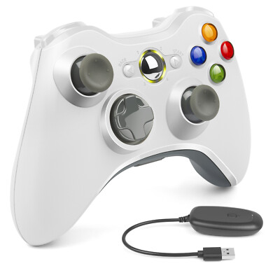 1/2 Pcs For Microsoft Xbox 360/ 360S/E ControllerS Wireless PC Windows 11/10/8/7