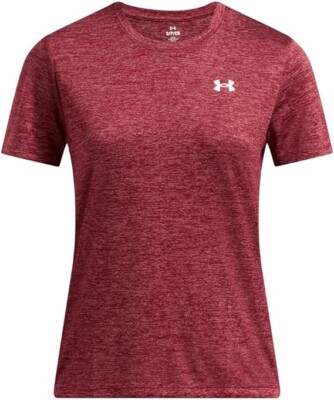 UNDER ARMOUR ' WOMENS ' TECH TWIST SHORT SLEEVE CREW ' SIZE SMALL ' DARK RED