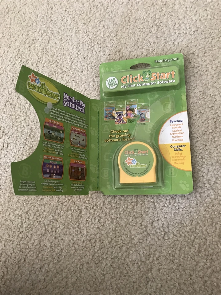Leap Frog Click Start - the Backyardigans Number Pie Samurai - NEW - Image 2 of 3