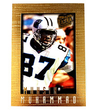 Muhsin Muhammad 1996 Fleer Ultra Sensations Rookie Card #15 Carolina Panthers. rookie card picture
