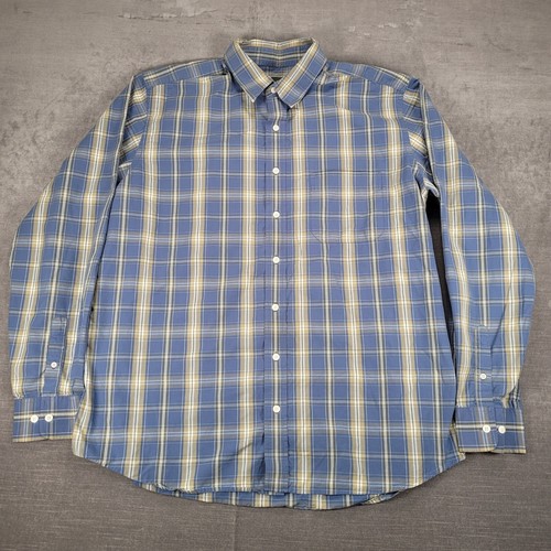 Eddie Bauer Vintage Classic Fit kariertes Button Down Hemd Tall XL
