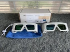 Lot Of (2) NUVISION 60GX Stereoscopic 3D Glasses - FREE SHIPPING