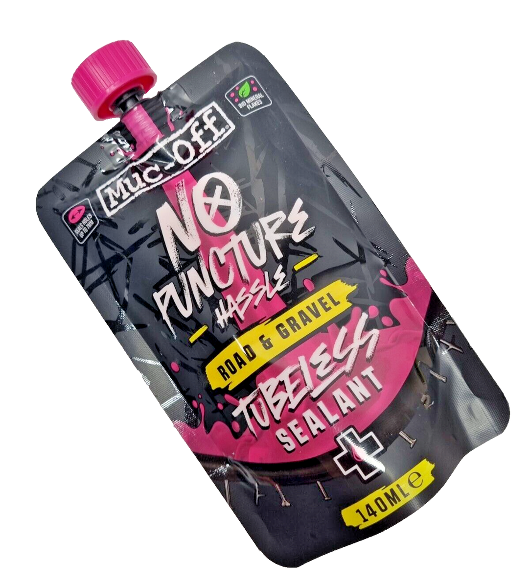Muc Off No Puncture Hassle Tubeless Bike Sealant Pouch 140ml