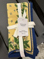Williams Sonoma Provence Napkins Set of 4 dijon New