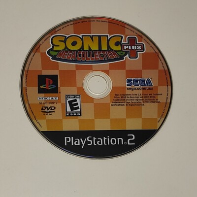 Sonic Mega Collection Plus [GH] (PlayStation 2, 2004) PS2 Game Disc Only Good