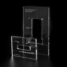 Musiclily Pro CNC Tremolo Bridge Routing Template For Traditional Strat Guitar