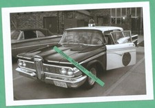 Found 4X6 PHOTO of Old Vintage 1958 Ford EDSEL Police Patrol Car