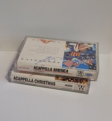 ACAPPELLA COLLECTION LOT of 2 Cassette TAPE ALBUMS Excellent Condition