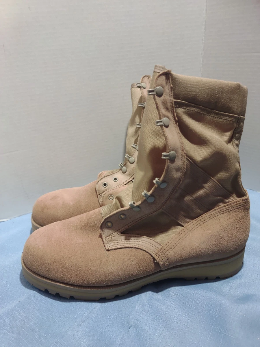 Military Issue Combat Boots Size 13.5 XW Men s Vibrant Sole NO LACES New
