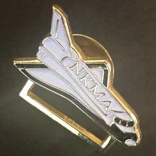 Official "NKMA" (NASA Kennedy Management Assoc.) Shuttle Lapel Pin VGC NOS
