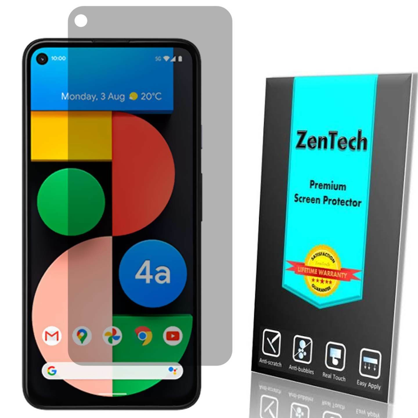 Pixel Screen Scratch Tempered Glass Screen Protector For Google