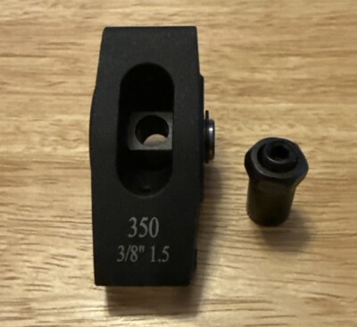 Rocker Arm 6061 Aluminum 1.5 x 3/8 in. Stud Mount Full Roller Black Anodized NEW