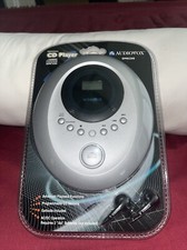 Audiovox DM8220S Portable CD Player W/ Ear Buds Silver New  Factory Sealed 