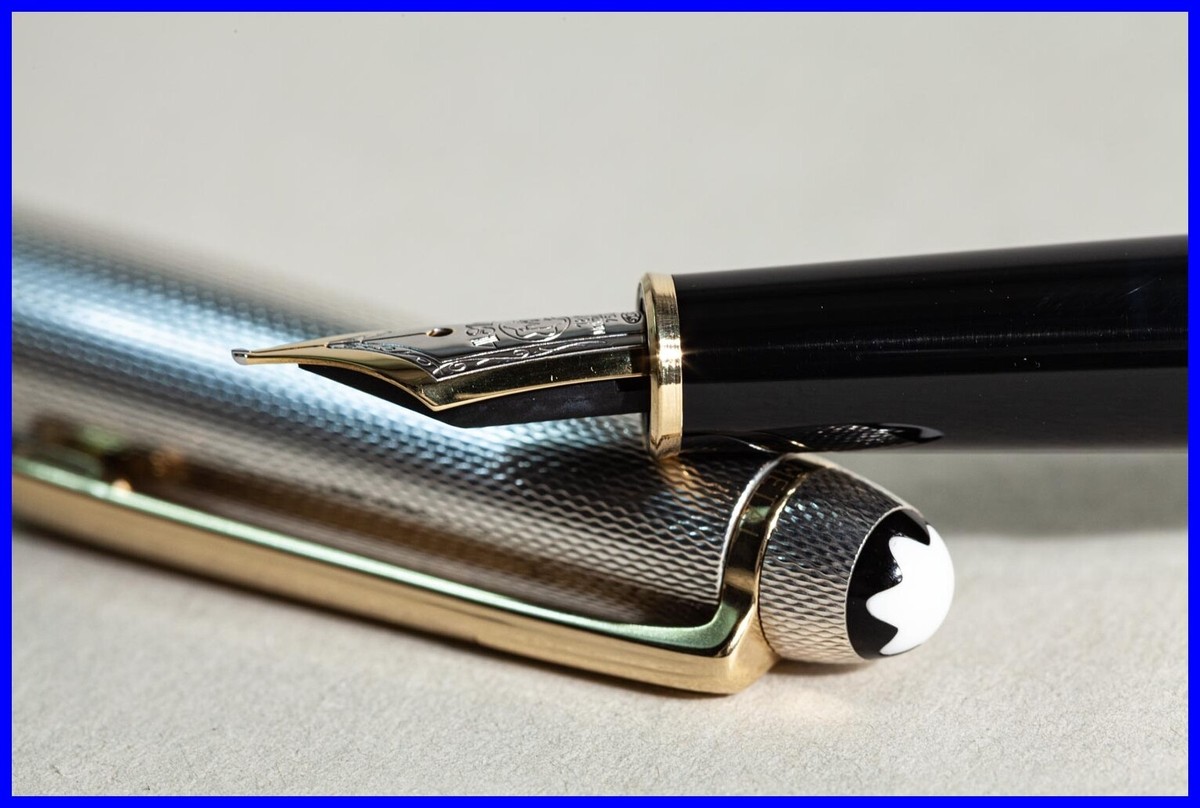 Montblanc Solitaire 925 Sterling SILVER 144 Classique Fountain Pen
