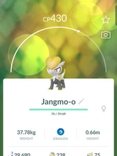 Pokemon Jangmo-o x15 Go!! Pokemon Trade | 15x Jangmo-o Trade Go!! 