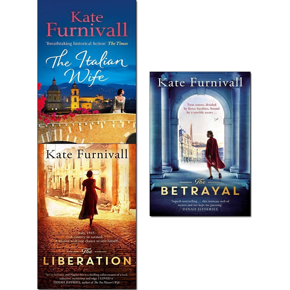 Kate Furnivall Collection 3 Books Set  Italian Wife, Liberation, Betrayal PB