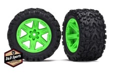 Traxxas 6774g Mounted Tires Talon Extreme Wheels 2.8 2 Rustler 4x4 Green Traxxas 6774g Mounted Tires Talon Extreme Wheels 2.8 2 Rustler 4x4 Green