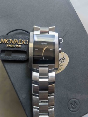 Wunderschöne Movado Elirio Herrenuhr Stahl in sehr gutem Zustand