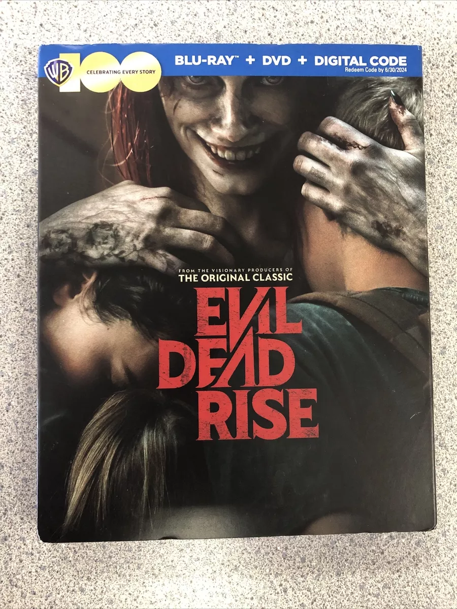 Evil Dead Rise Blu-ray +DVD +Digital Code New Sealed W/slipcover  883929806768