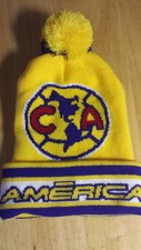 Gorra tejida Club América Fútbol Club México Internacional Amarilla NUEVA