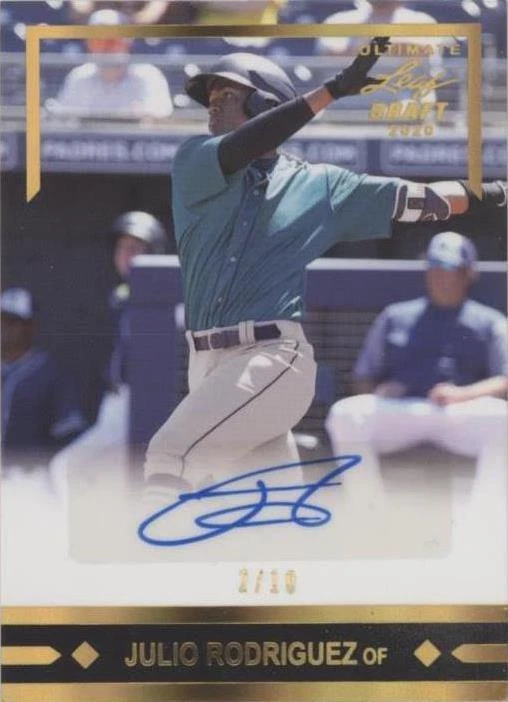 Julio PAY Draftの通販はau Leaf 2020 直筆サインカード Rodriguez Julio Draft Leaf 直筆サインカード　2020 Rodriguez その他